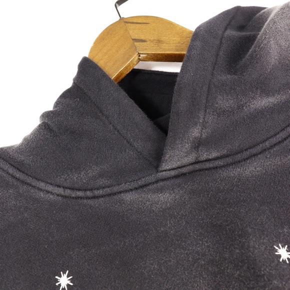 Hellstar Black Hoodie with Star Accents - Picture 7 of 8